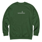 Maine Destination Embroidered Sweatshirt | Maine Souvenir | New England Summer Style