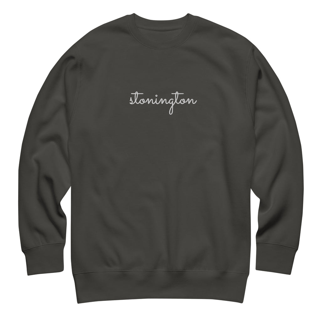 Maine Destination Embroidered Sweatshirt | Maine Souvenir | New England Summer Style