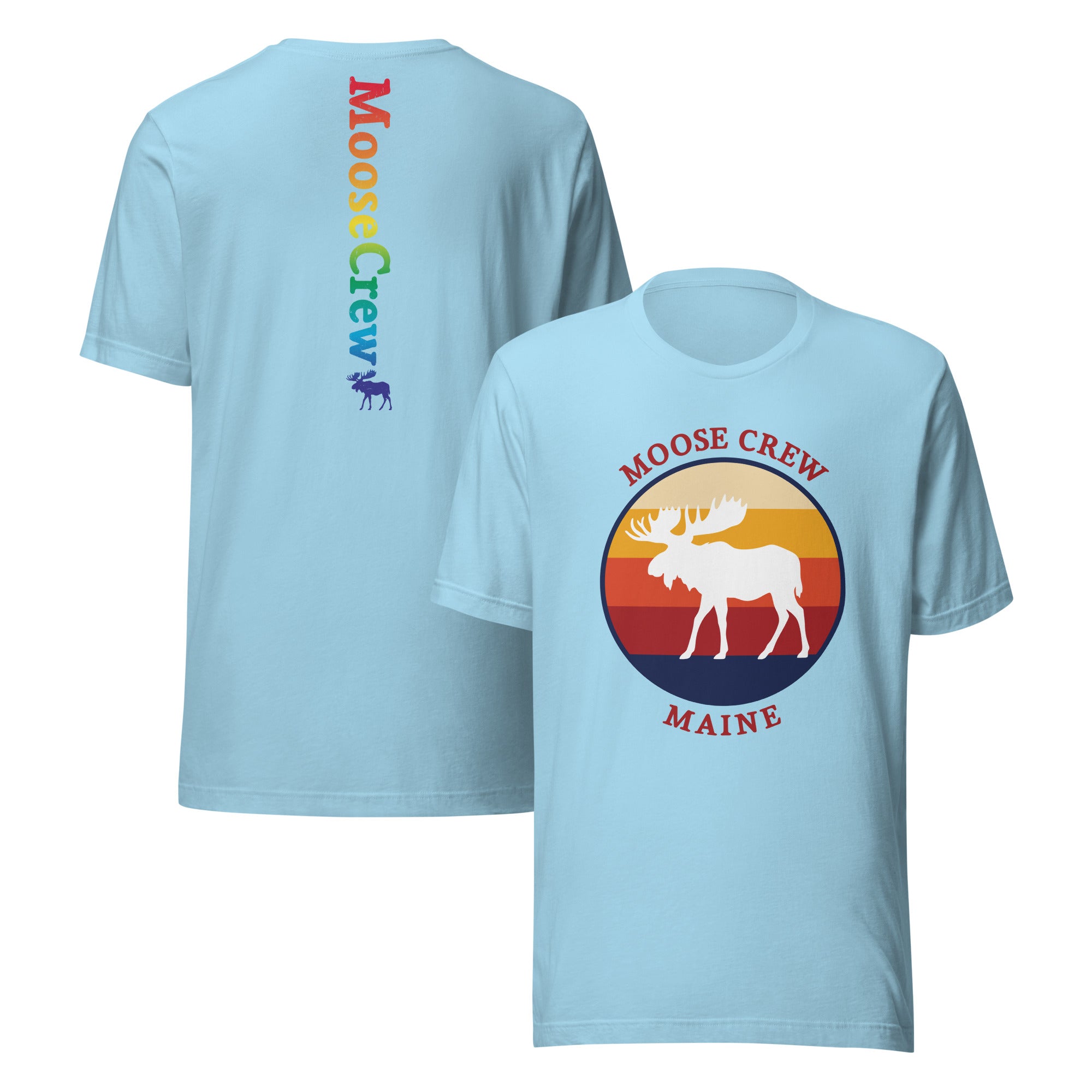 Moose Crew Retro Tee with Back Print