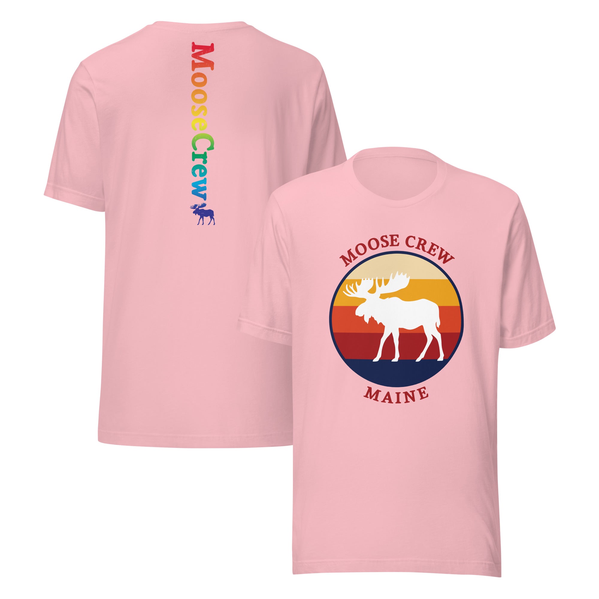 Moose Crew Retro Tee with Back Print