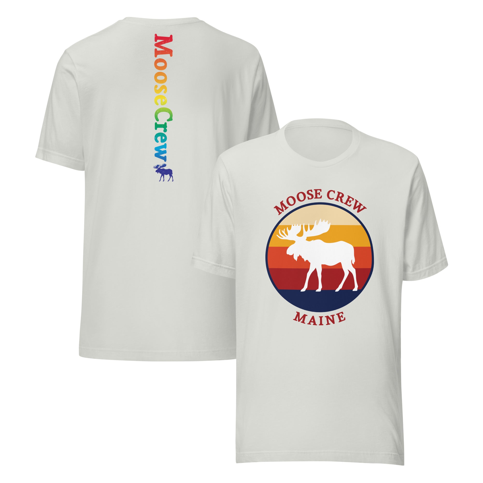 Moose Crew Retro Tee with Back Print