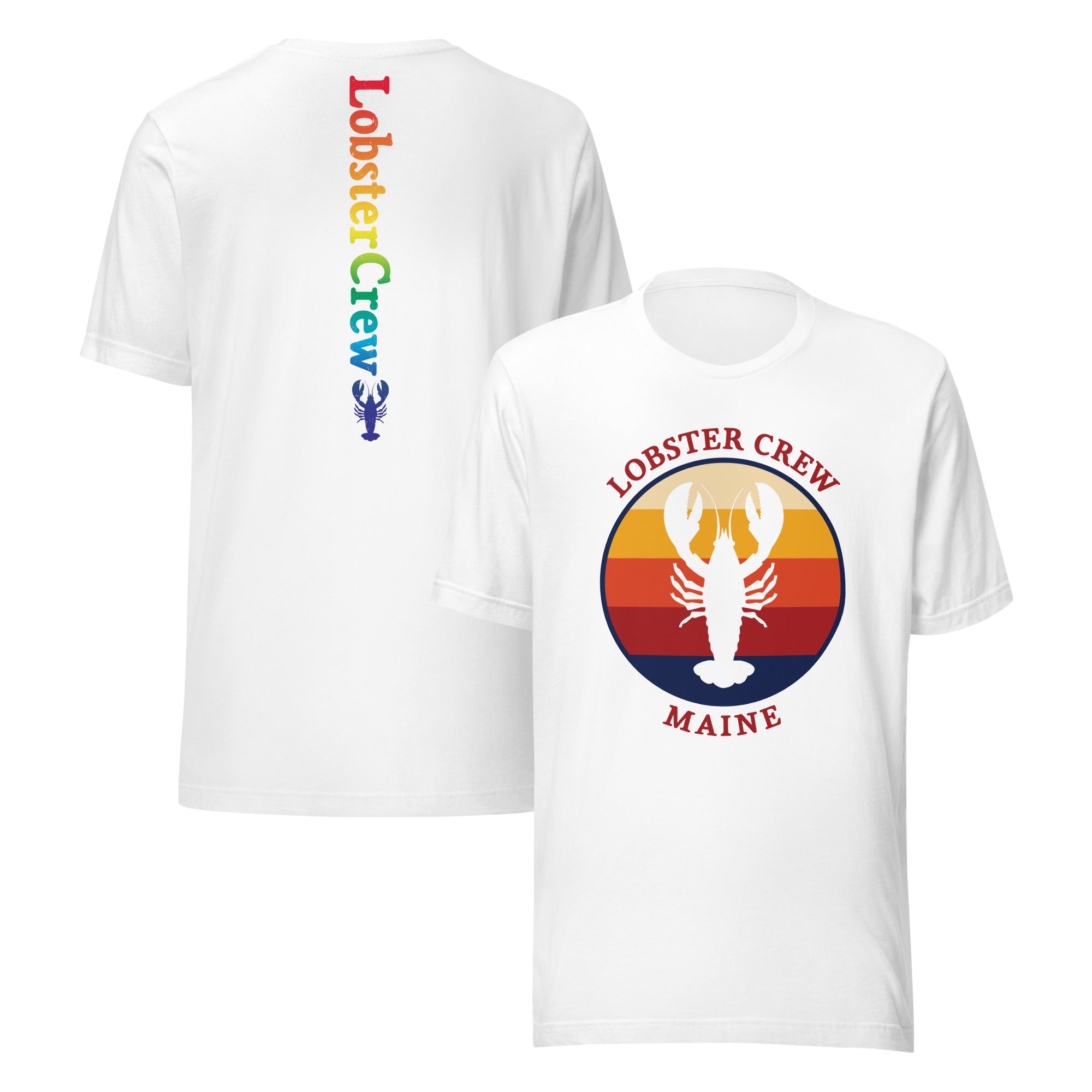 Lobster Crew Retro Tee with Back Print