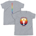 Youth Lobster Crew Tee with Retro Back Print | Kids Maine T-Shirt | New England Summer